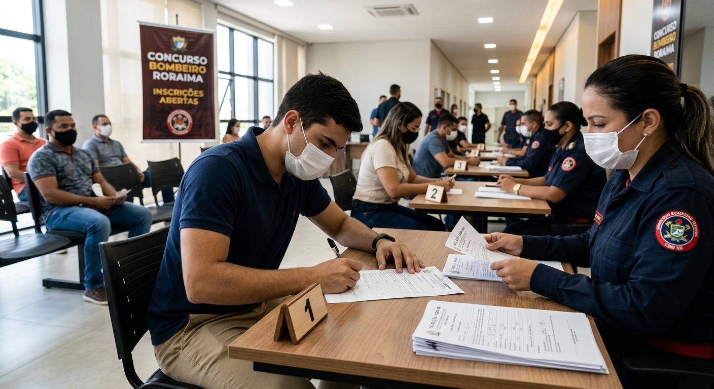 Período de Inscrição para Concurso Bombeiro Roraima Está Aberto